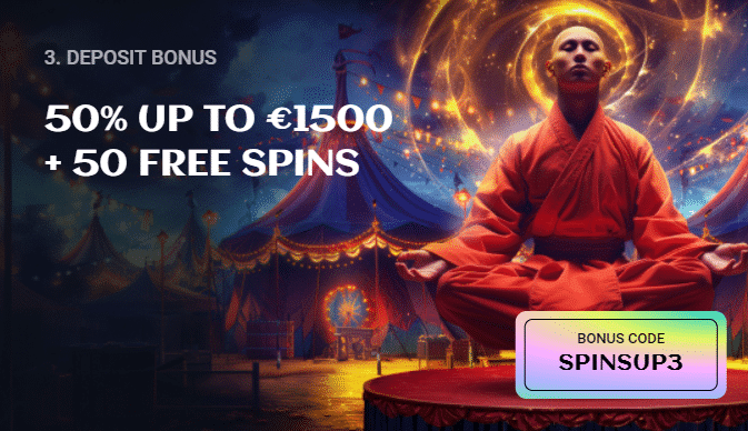 Casino Spinsup Third Deposit Bonus